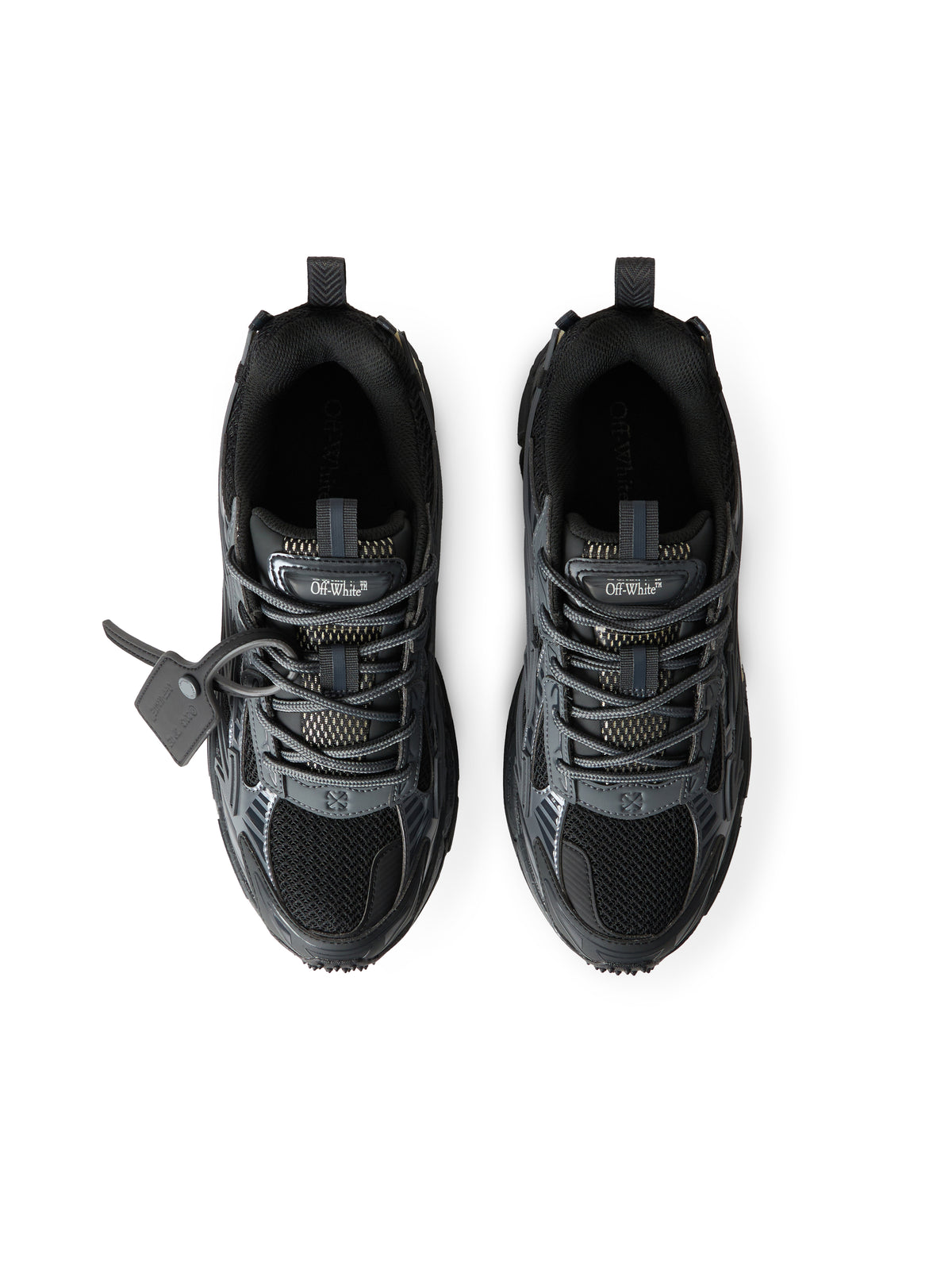 OFF WHITE Be Right Back Sneakers BLACK/BLACK OWIA289C99FAB001