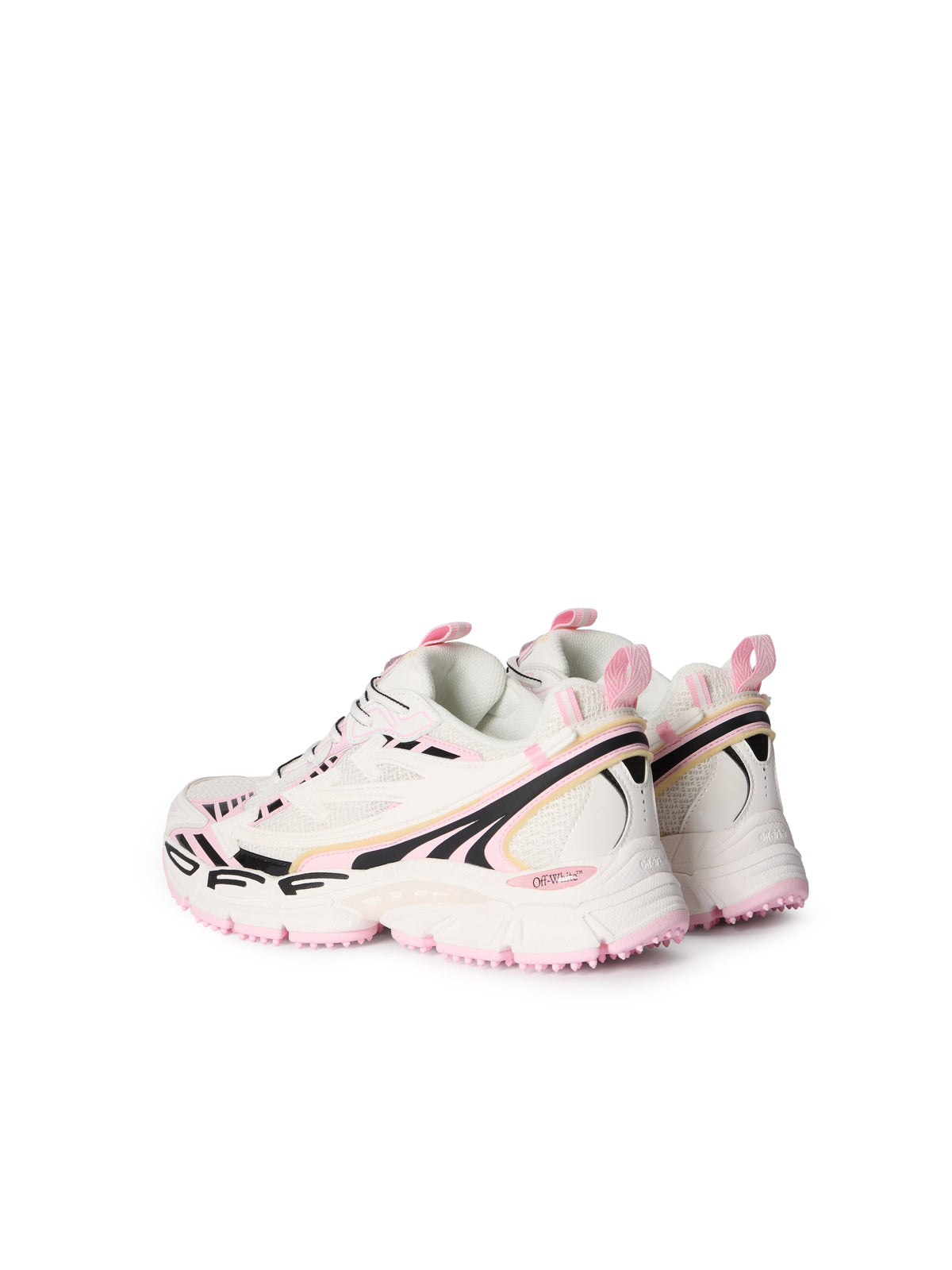 OFF WHITE Be Right Back Sneakers WHITE - SOFT PINK OWIA289S26FAB001