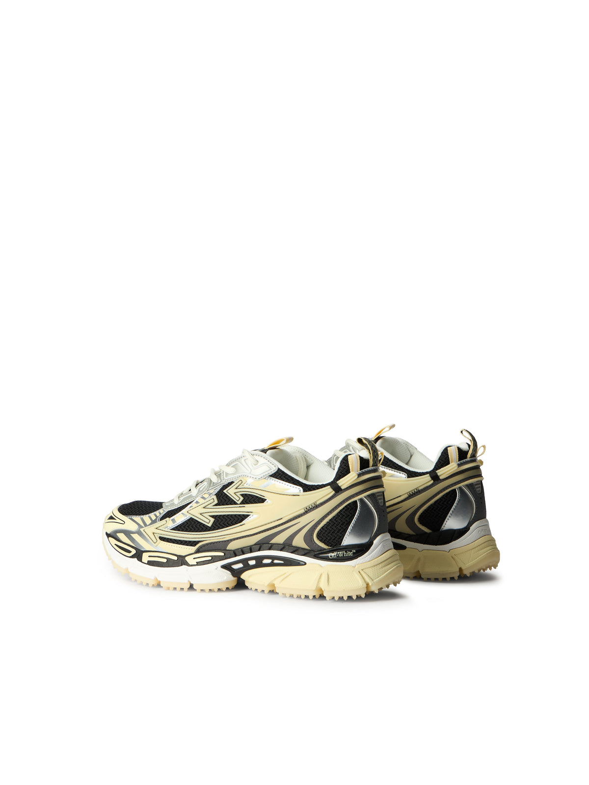 OFF WHITE Be Right Back Glow-In-The-Dark Sneakers BLACK - GLOW IN THE DARK OWIA289S26FAB003