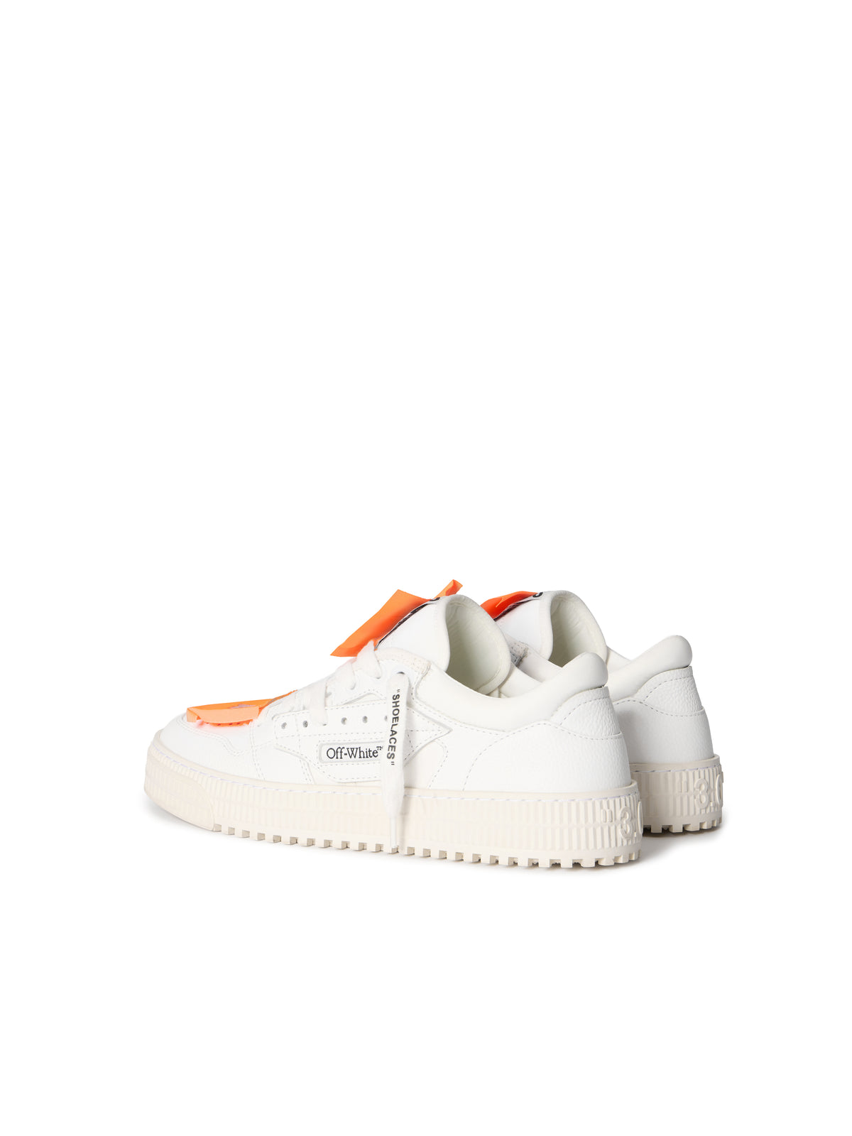 OFF WHITE 3.0 Court Low Top Sneakers WHITE - ORANGE OWIA28EC99LEA001