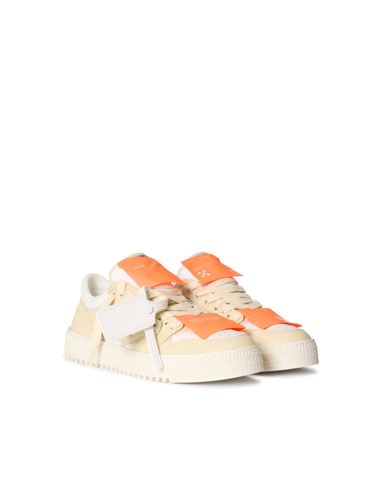 OFF WHITE Low Top 3.0 Off Court Sneakers WHITE - BEIGE OWIA28ES26LEA001