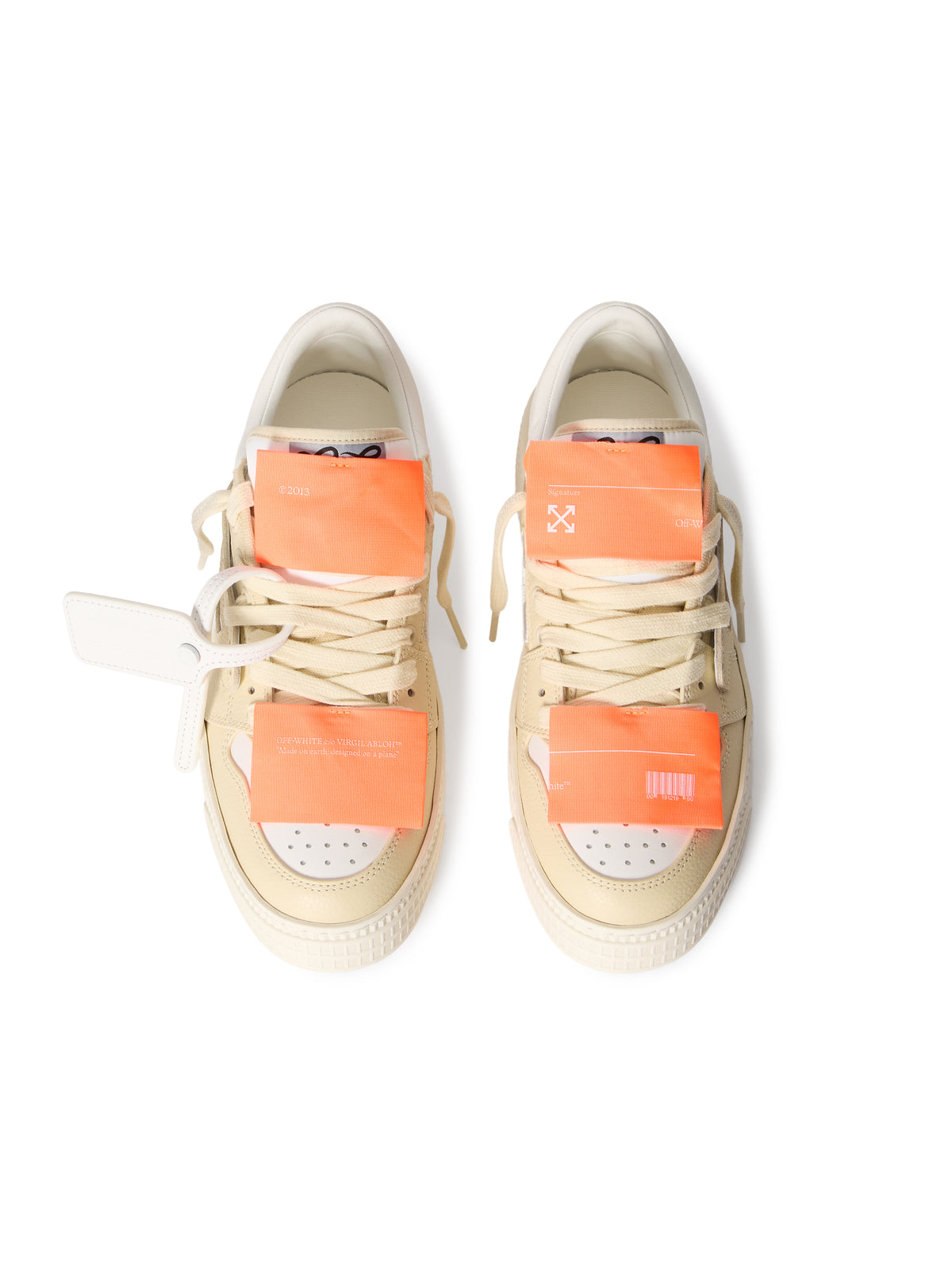 OFF WHITE Low Top 3.0 Off Court Sneakers WHITE - BEIGE OWIA28ES26LEA001