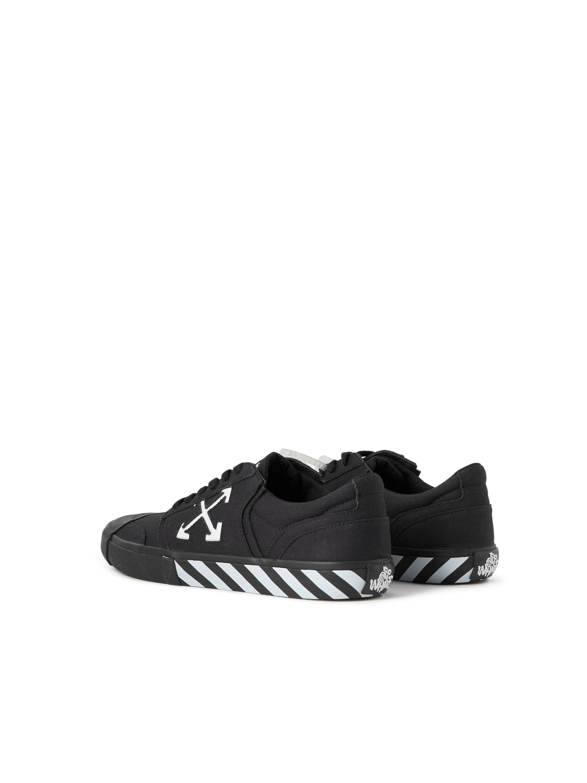OFF WHITE Vulcanized Undercut Sneakers BLACK - WHITE OWIA28HF25FAB001