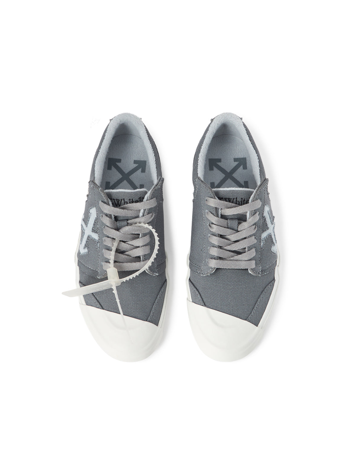 OFF WHITE Vulcanized Undercut Sneakers MEDIUM GREY/ LIGHT GREY OWIA28HF25FAB002