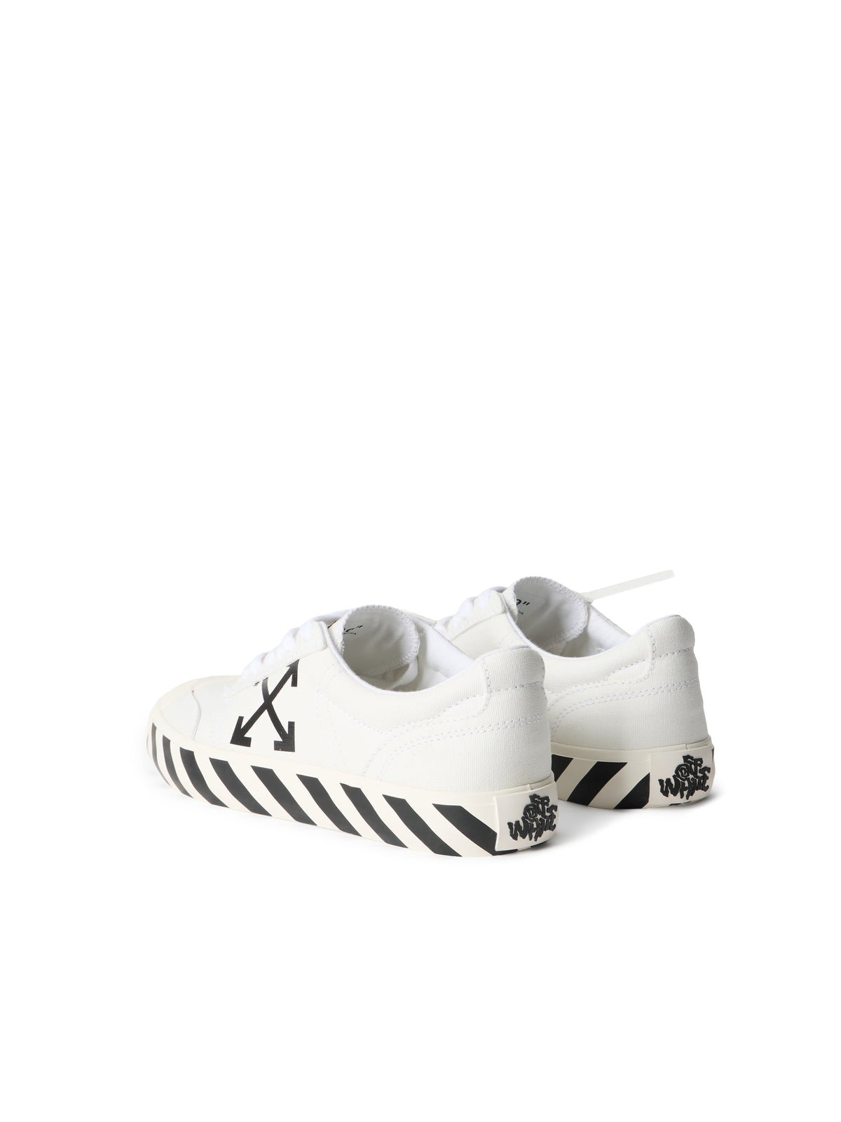 OFF WHITE Vulcanized Undercut Sneakers WHITE/BLACK OWIA28QC99FAB001