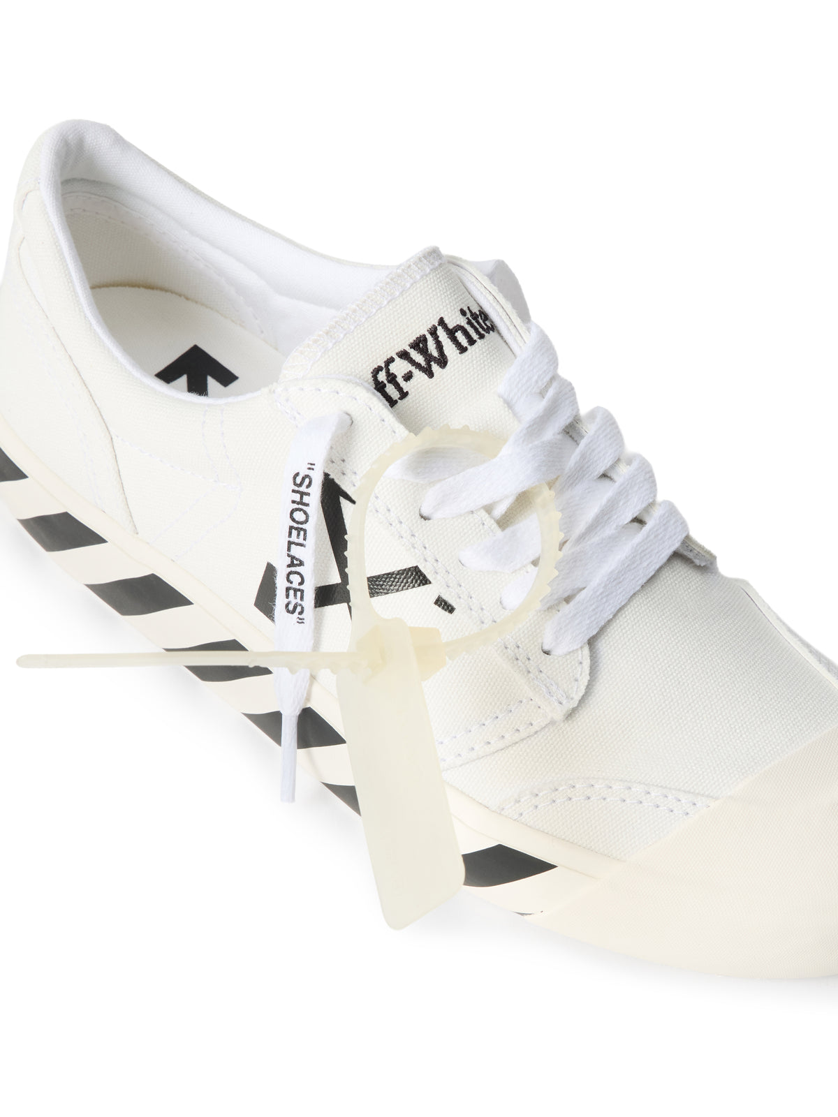 OFF WHITE Vulcanized Undercut Sneakers WHITE/BLACK OWIA28QC99FAB001