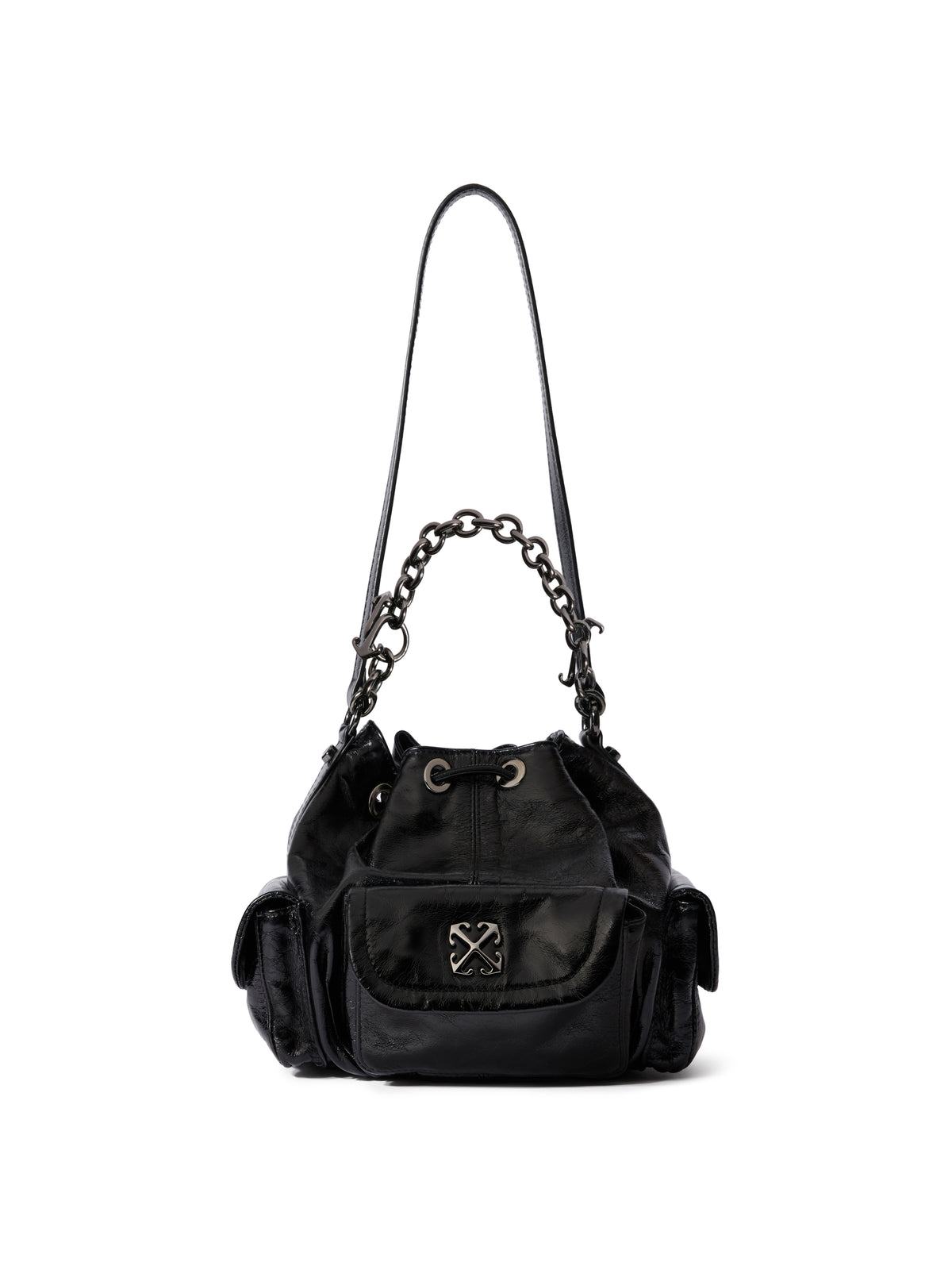 OFF WHITE Dumbo Bucket Bag BLACK - NO COLOR OWMY002F25LEA001