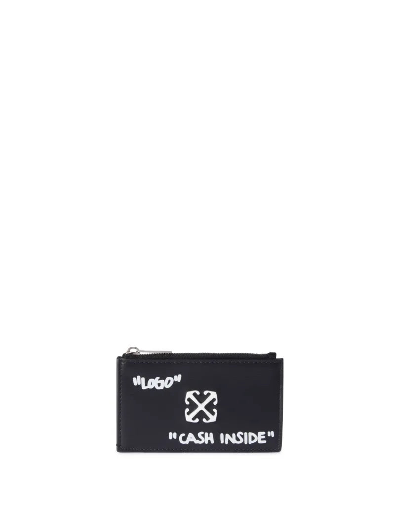 Jitney Quote Zipped Card Case