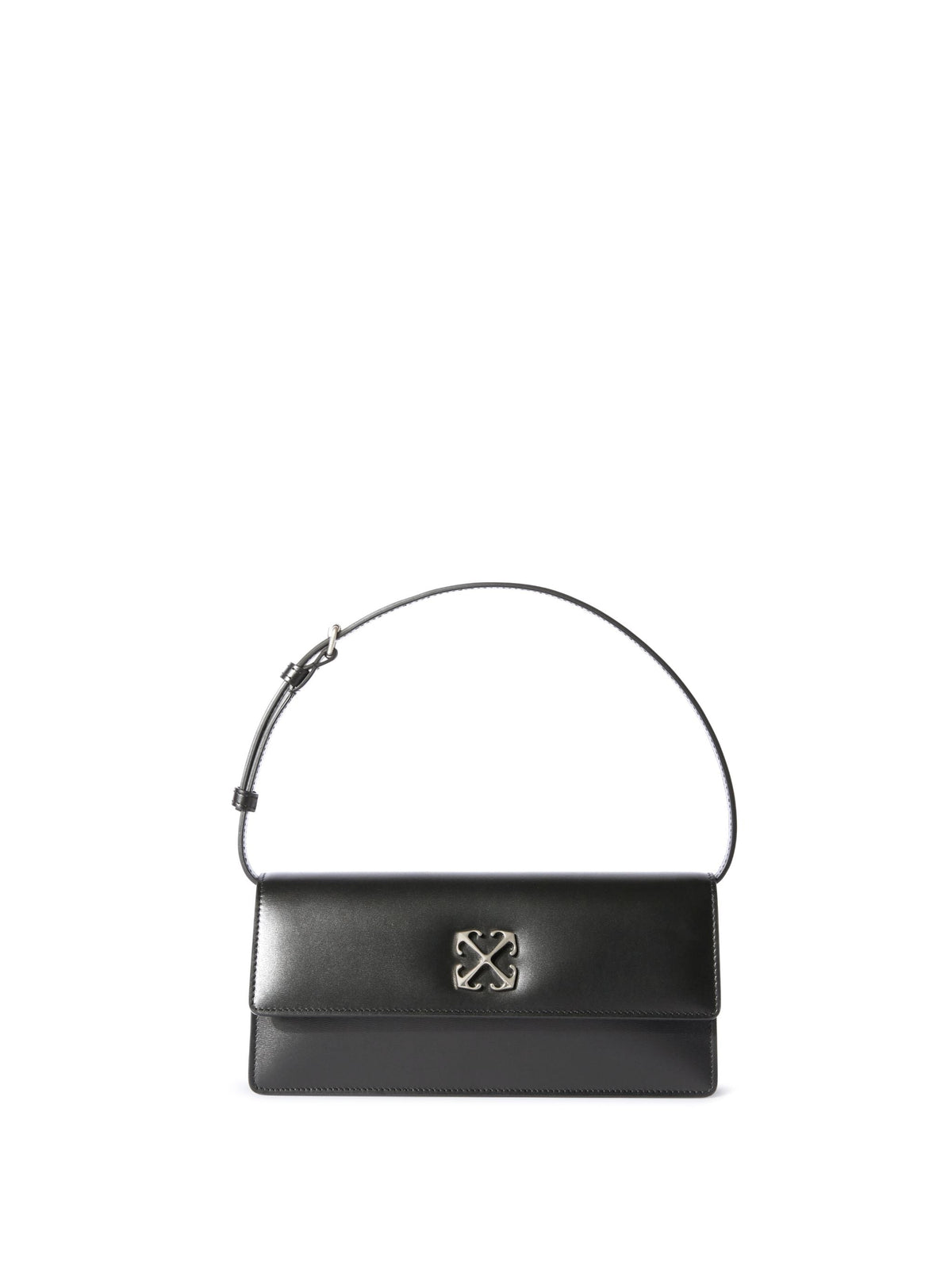 OFF WHITE Jitney 1.0 Shoulder Bag BLACK OWNN172C99LEA001