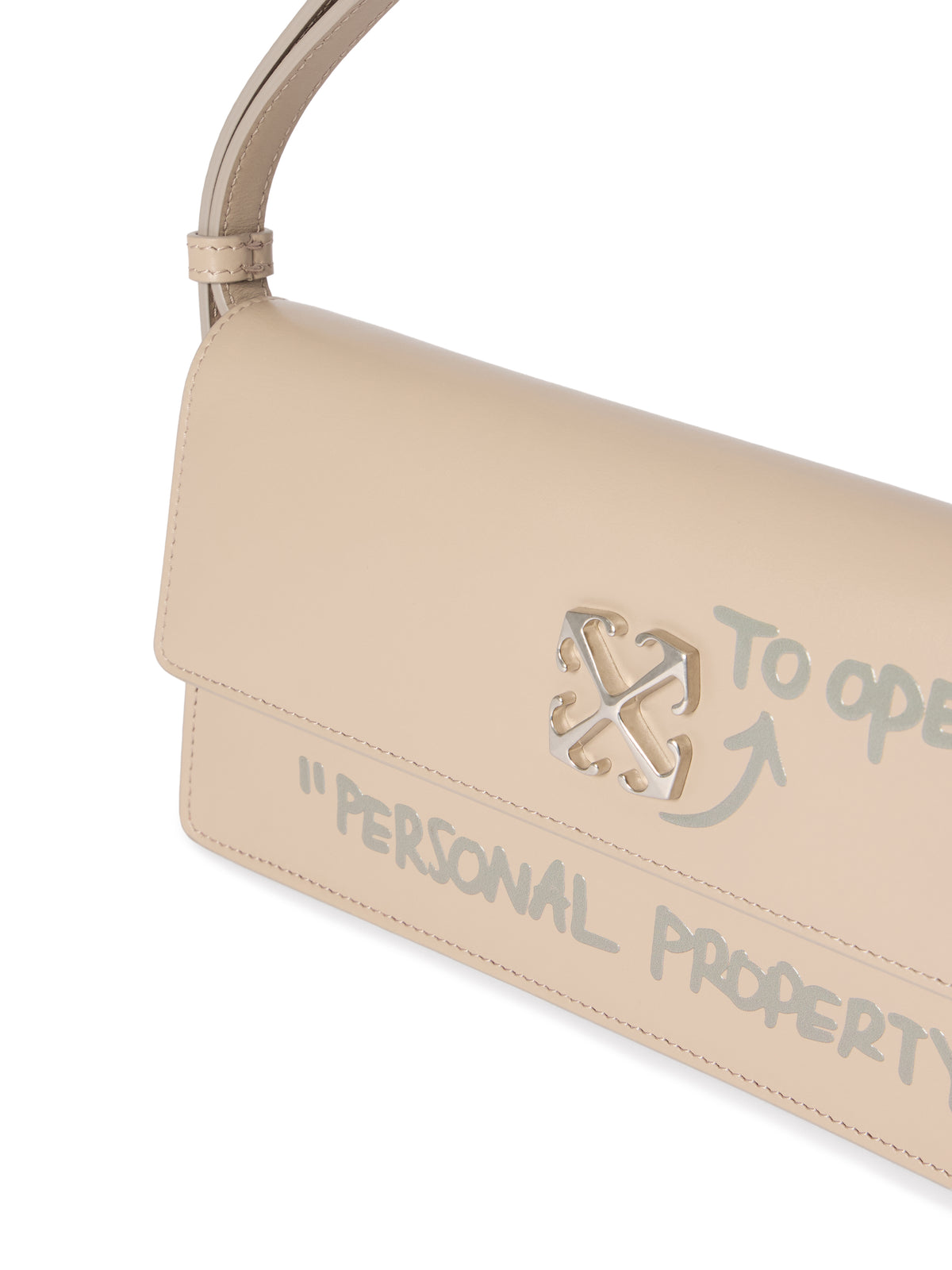 OFF WHITE Jitney 1.0 Shoulder Bag FUNGI OWNN172S26LEA001