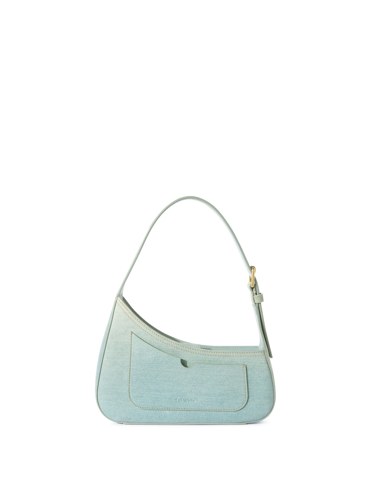 OFF WHITE Jitney Shoulder Denim Leather BLUE OWNN18AS25LEA001