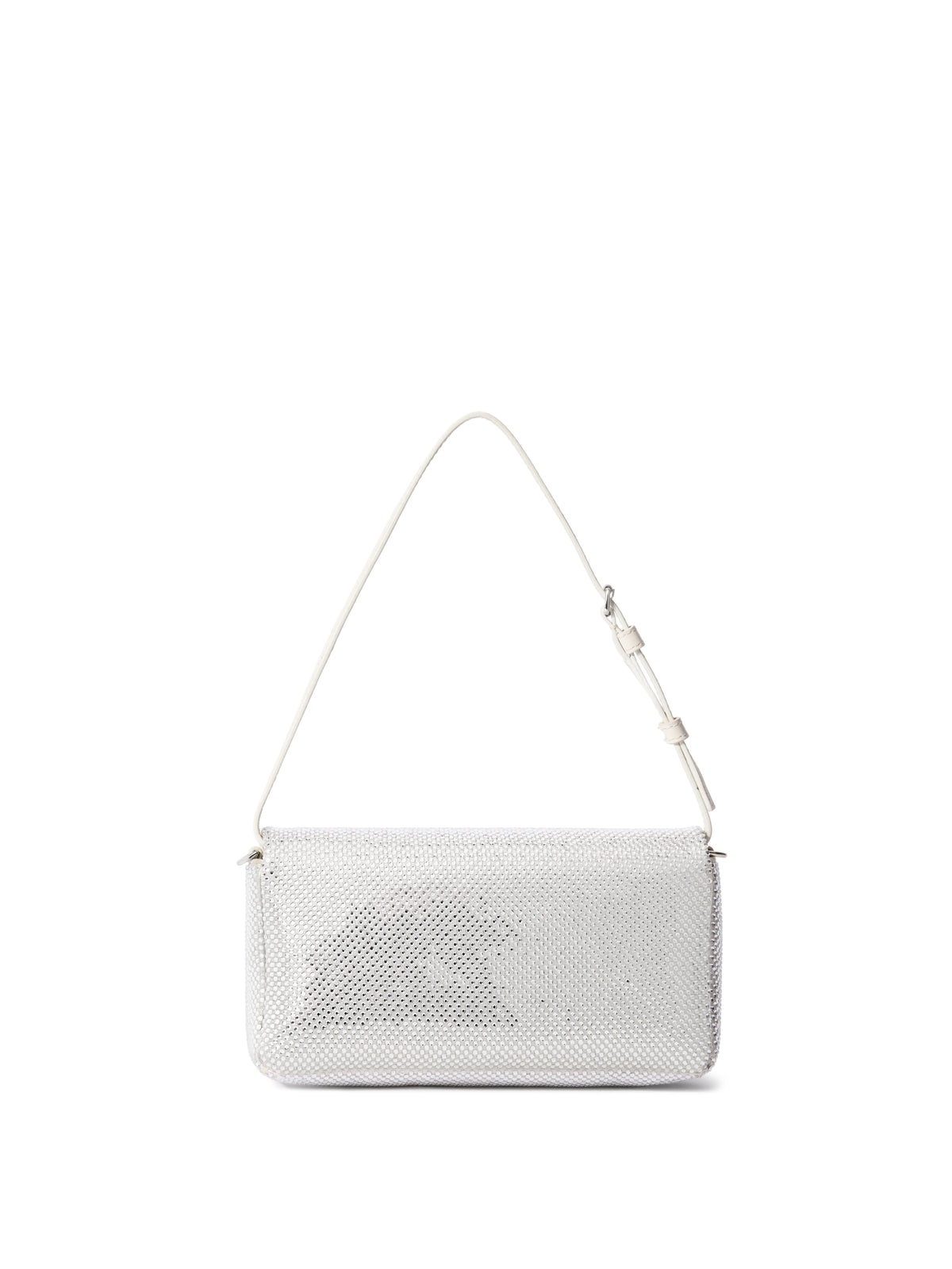 OFF WHITE Jitney Shoulder 0.7 Strass Bag FLAME OWNN18BF25FAB001
