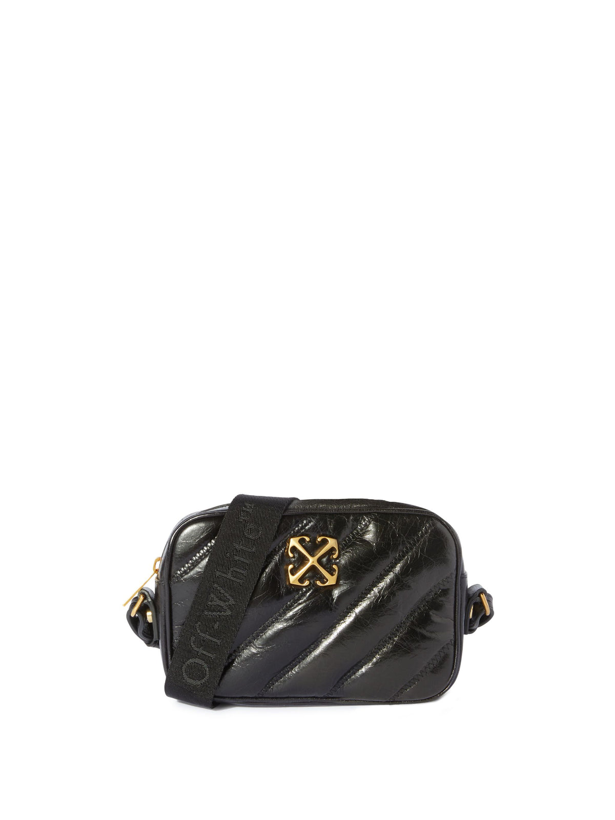 OFF WHITE Quilting Camera Bag Small BLACK OWNN18EC99LEA001