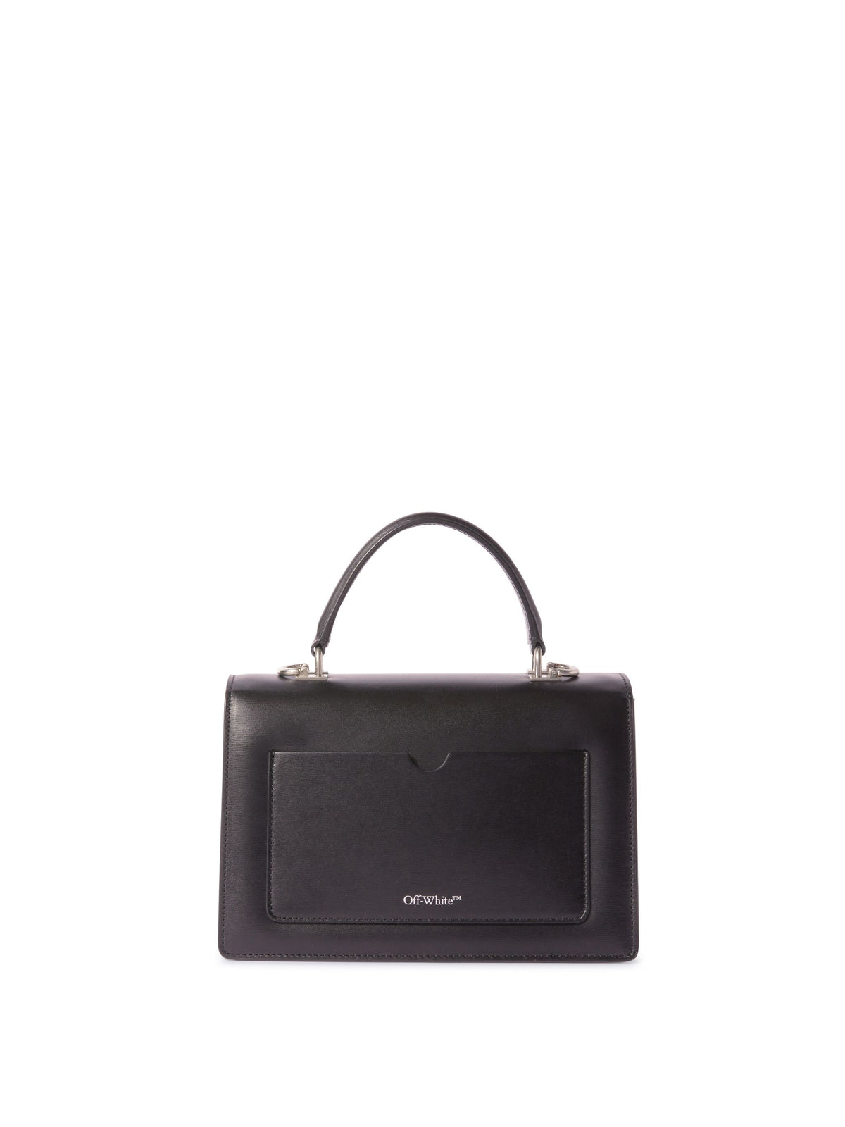 OFF WHITE Jitney 1.4 Top Handle Chain BLACK OWNP050C99LEA001