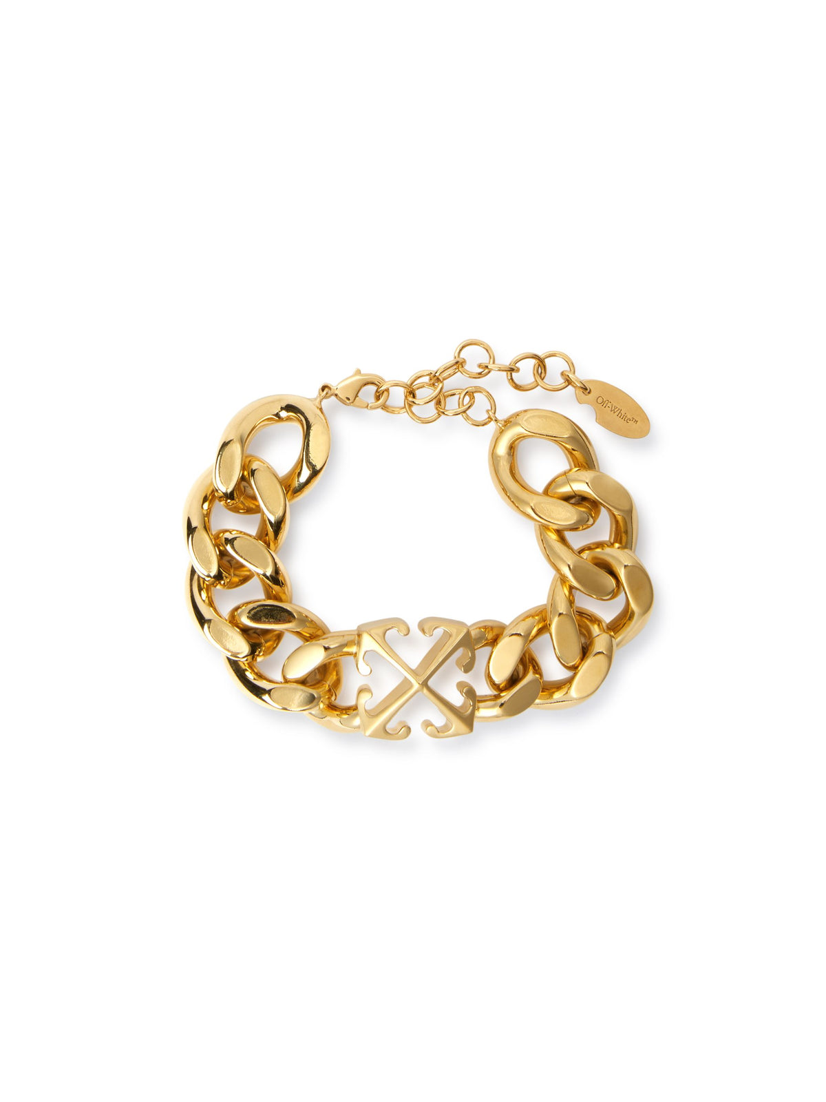 OFF WHITE Arrow Chain Bracelet GOLD OWOA12FF24MET001