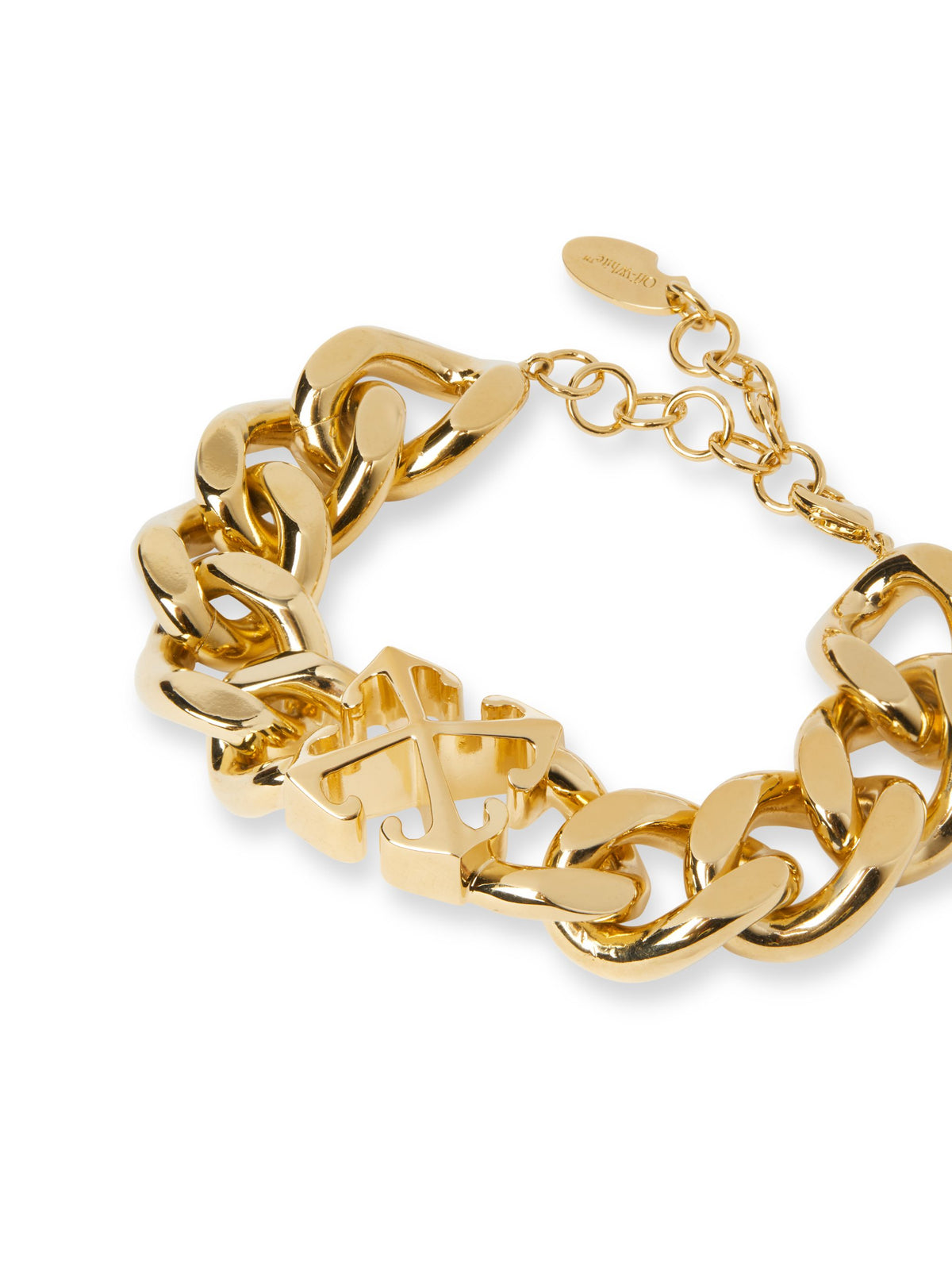 OFF WHITE Arrow Chain Bracelet GOLD OWOA12FF24MET001