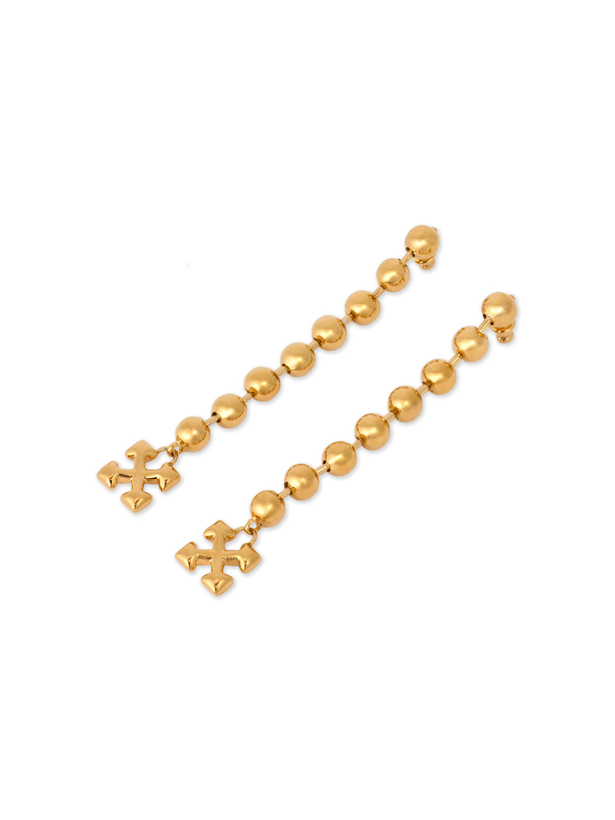 OFF WHITE Arrow Ballchain Earrings GOLD - NO COLOR OWOD2A0F25MET001
