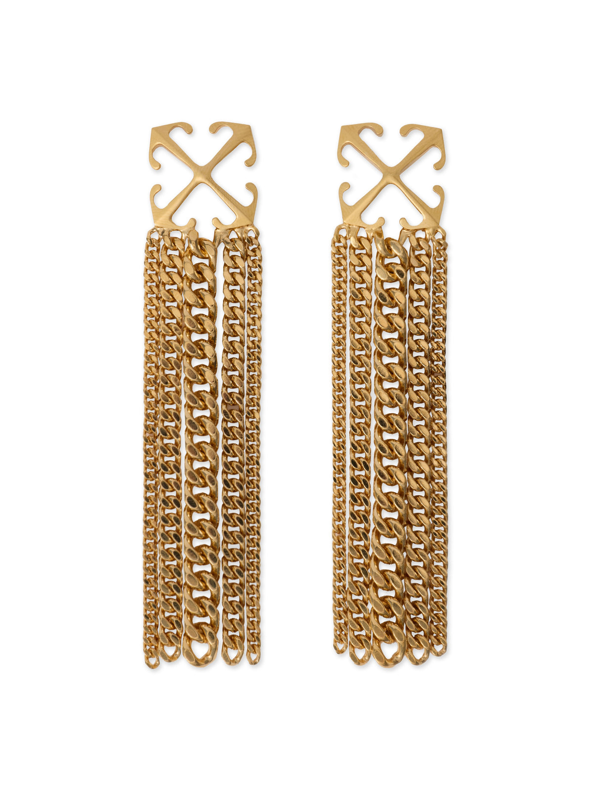 Arrow Chain Pendant Earrings