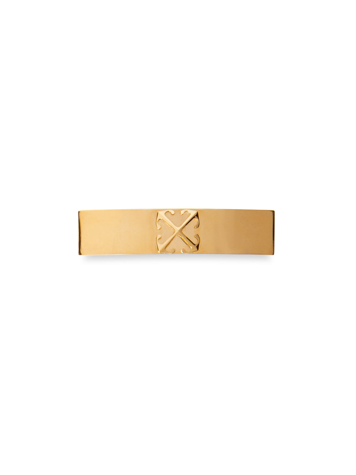 OFF WHITE Arrow Hair Clip GOLD OWOE004F24MET001