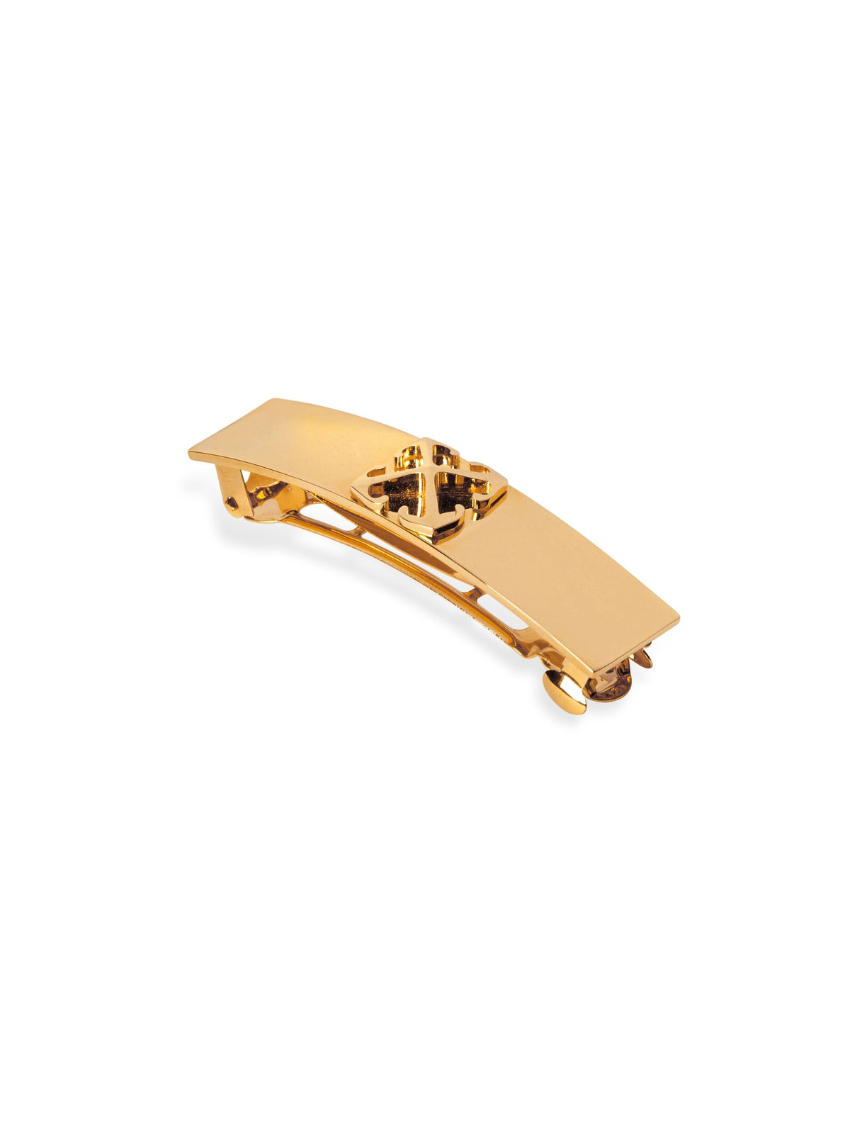 OFF WHITE Arrow Hair Clip GOLD OWOE004F24MET001