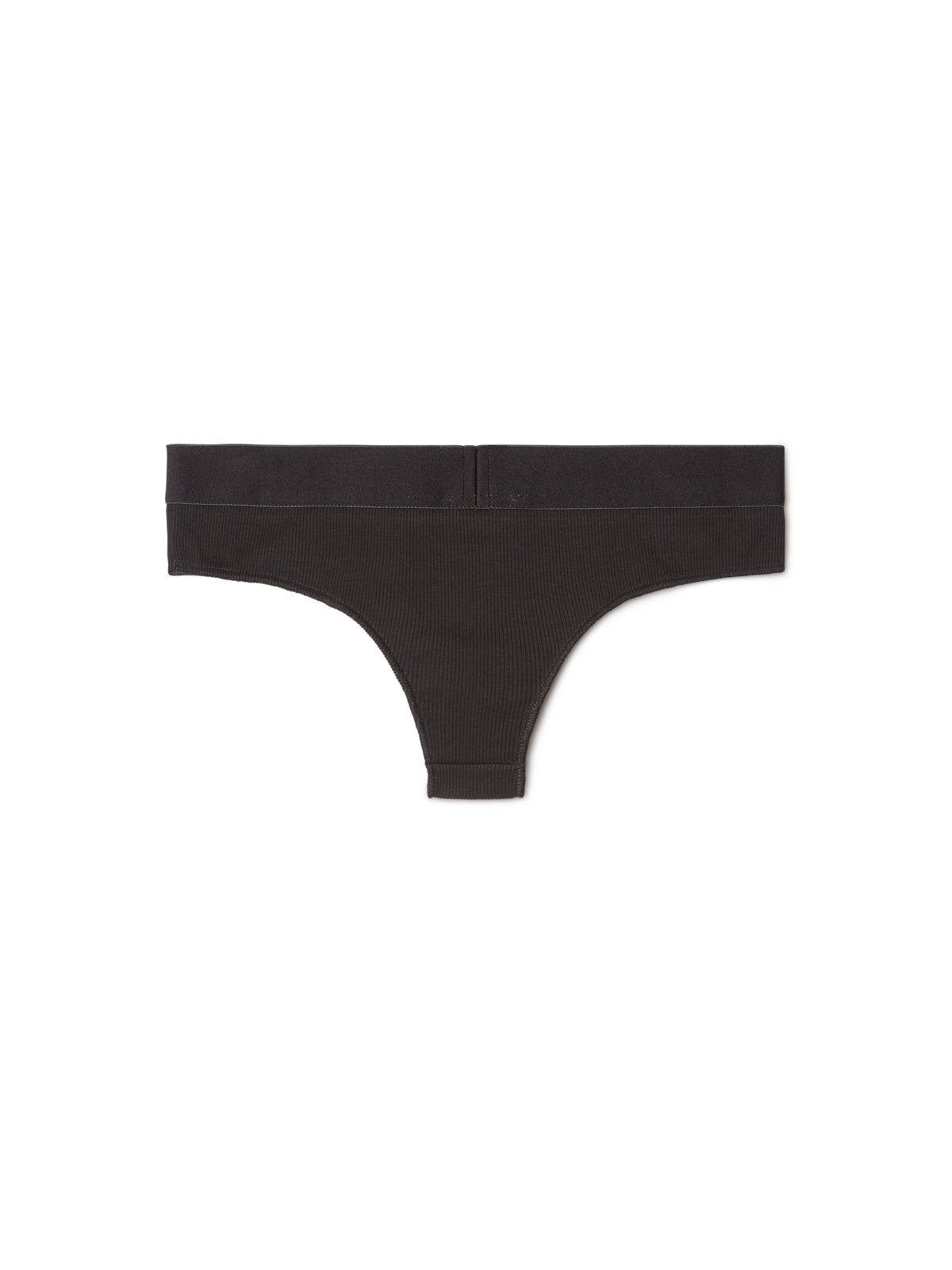 OFF WHITE OFF RIB BRAZILIAN PANTIES BLACK - WHITE OWUC002S25JER001