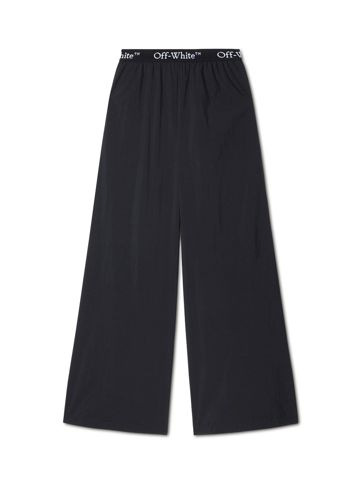 OFF WHITE Logoband Nylon Pant BLACK OWVI016S25FAB001