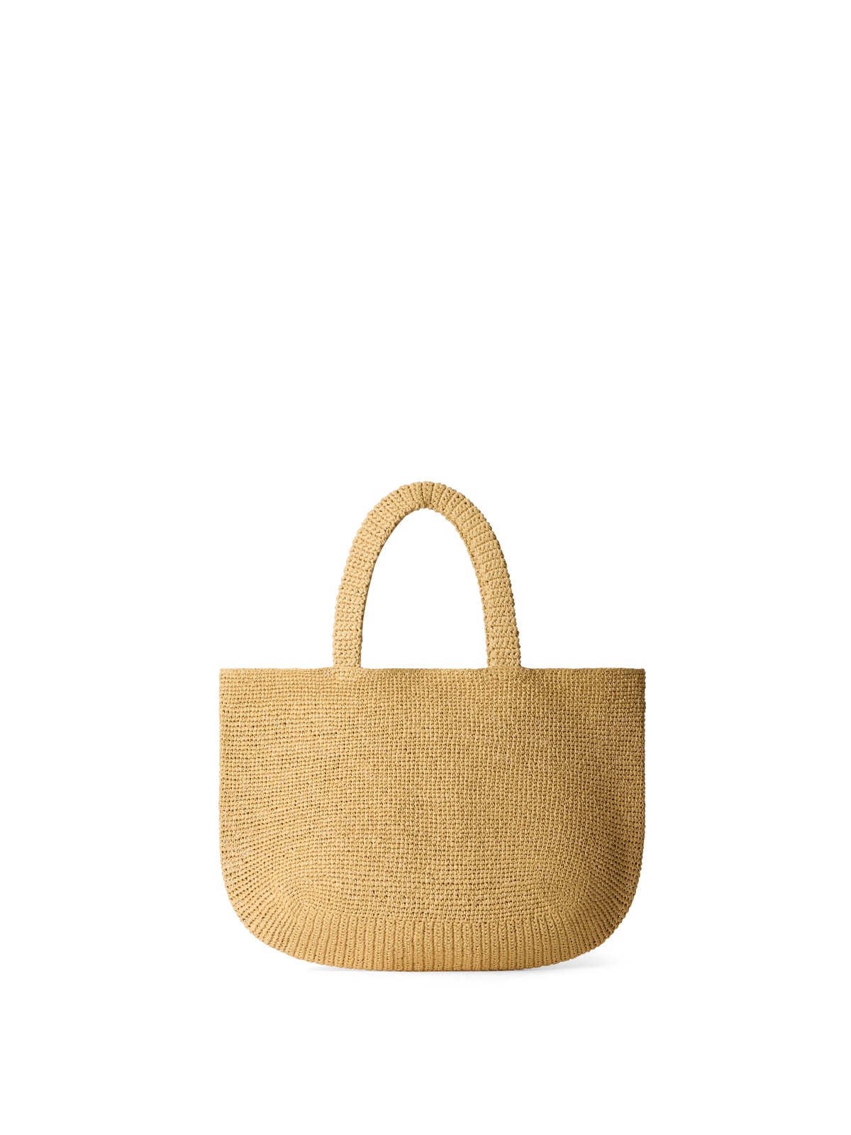 OFF WHITE Jitney Quote Raffia Tote Bag SAND OWWNA15F26FB01