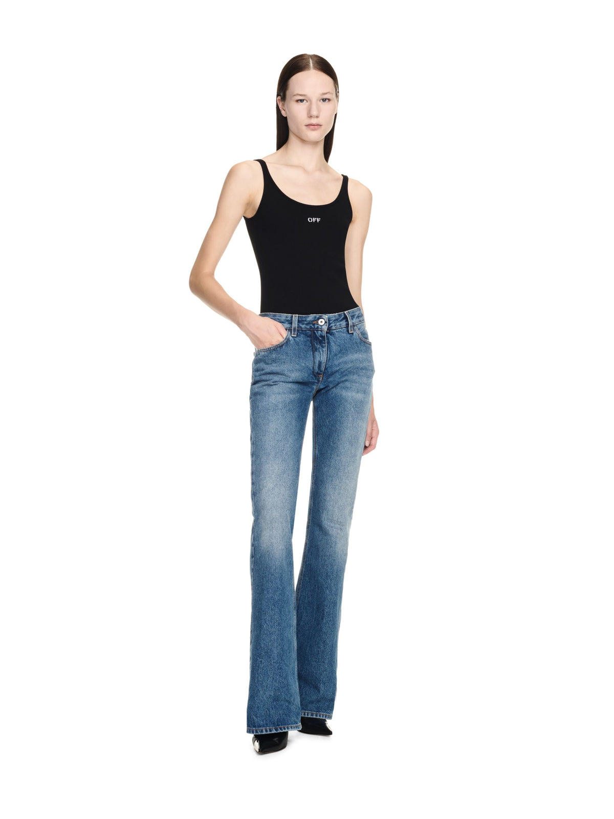 Slim Flared 5Pkt Pants