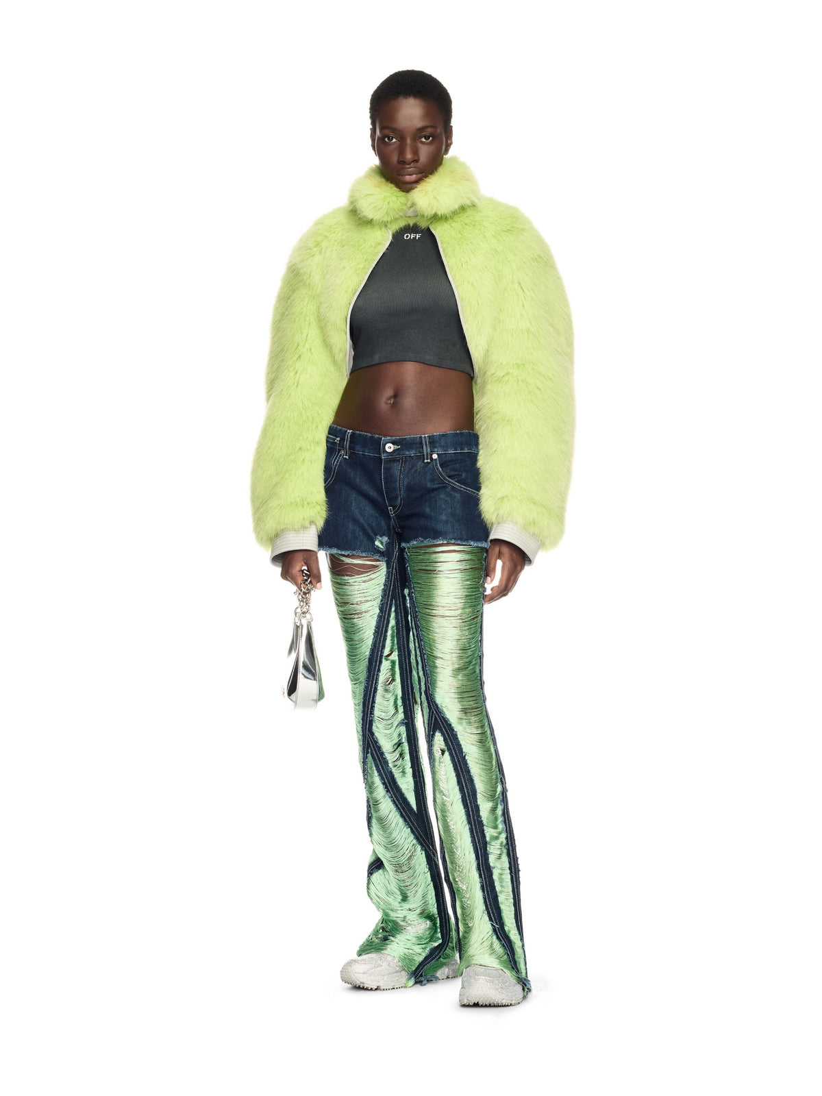 Shredded Denim 5Pkt Pants