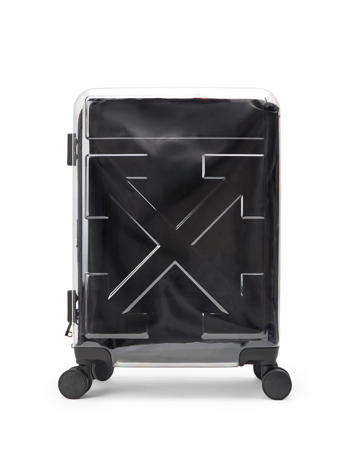 OFF WHITE "For Travel" Arrow Suitcase TRANSPARENT OWZH001C99PLA001