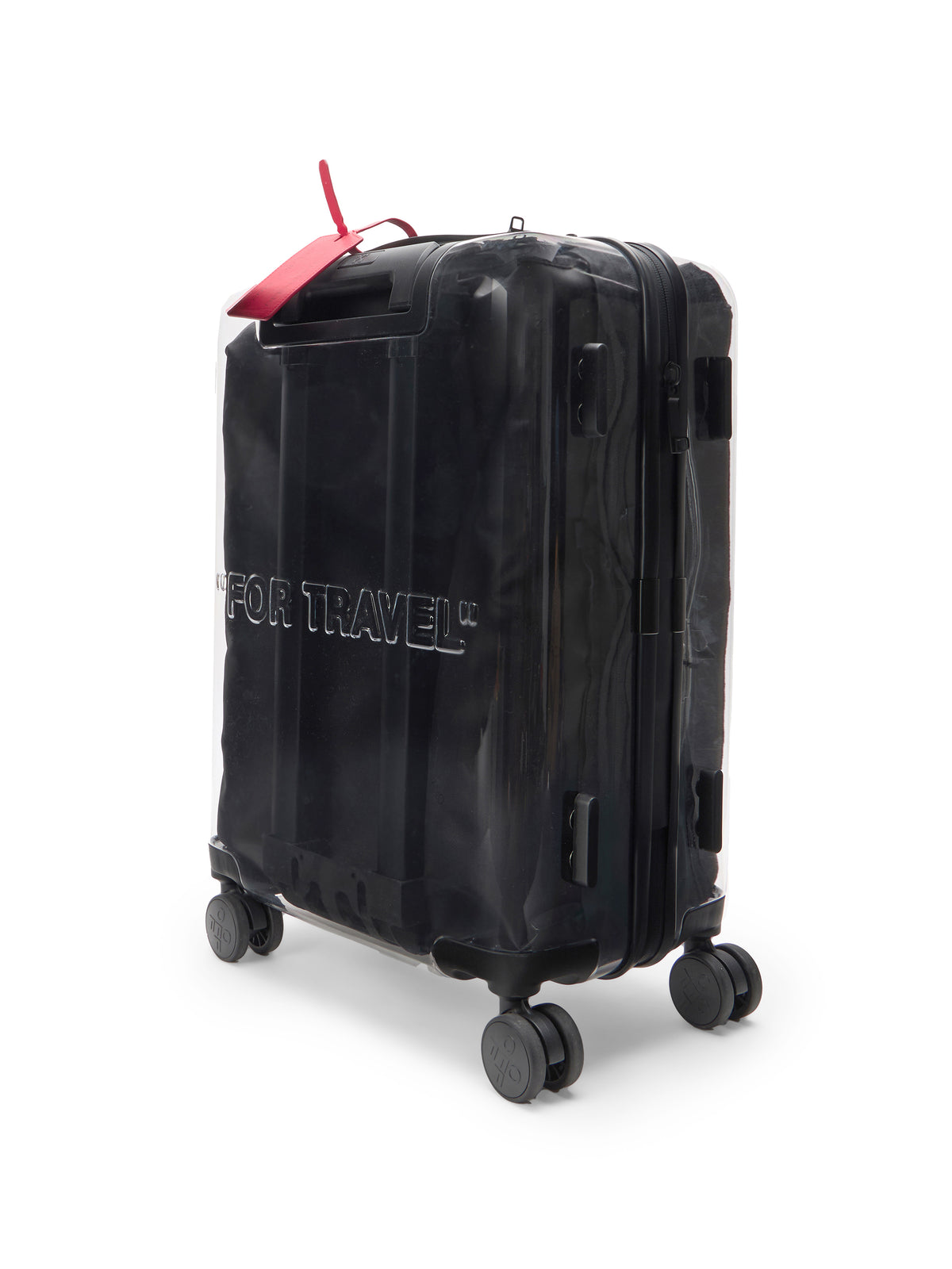 OFF WHITE "For Travel" Arrow Suitcase TRANSPARENT OWZH001C99PLA001